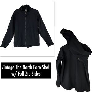 The North Face Vintage Full Side Zip Ski Shell Jacket
